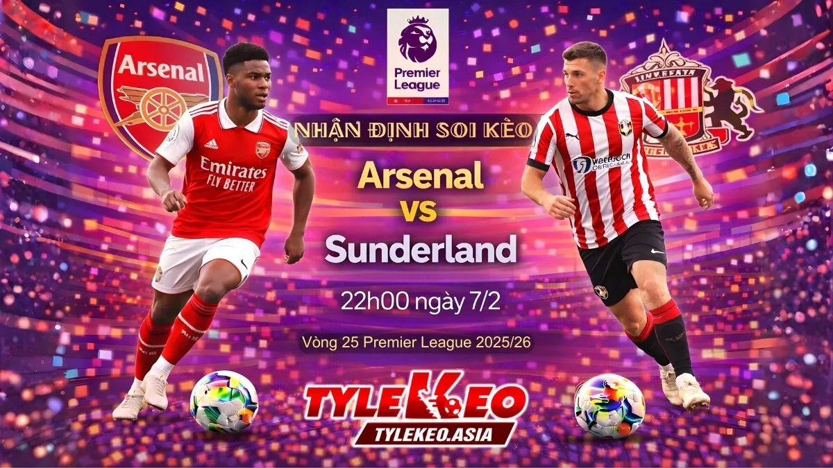 Nhận Định Soi Kèo Arsenal Vs Sunderland 22h00 Ngày 7/2: Mèo Đen Vồ Pháo